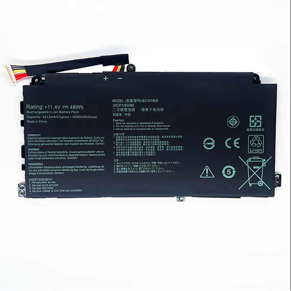 Batería para ASUS X555-X555LA-X555LD-X555LN-2ICP4-63-asus-B31N1909